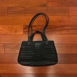 Rebecca Minkoff Black Quilted Chain-Handle Shoulder Bag